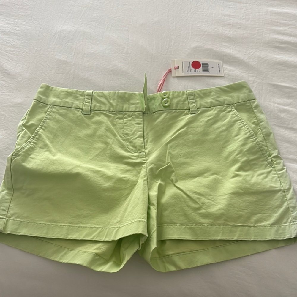 Vineyard Vines Green Bermuda Shorts Classic Cotton Blend
